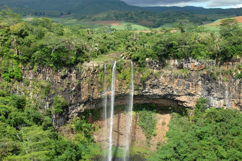 The 7 waterfalls trail : Tamarin Falls