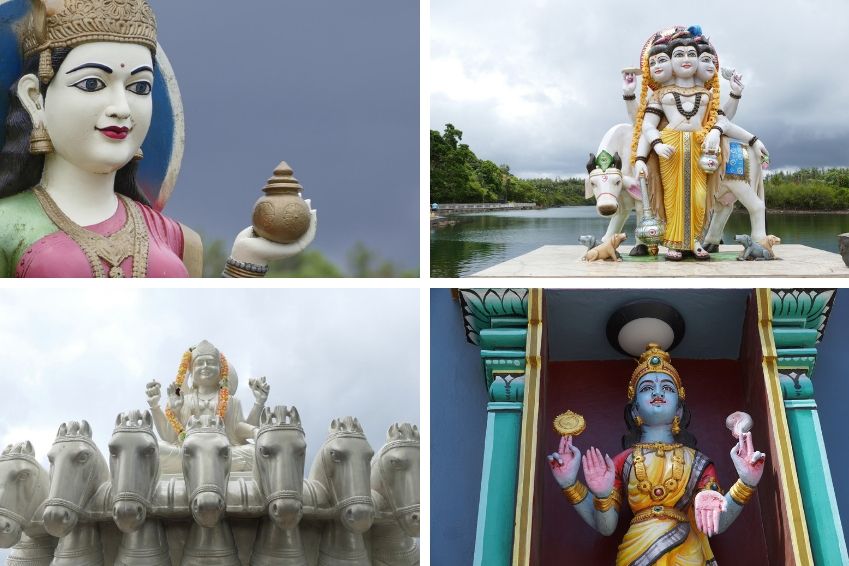 Une multitude de statues de toutes sortes